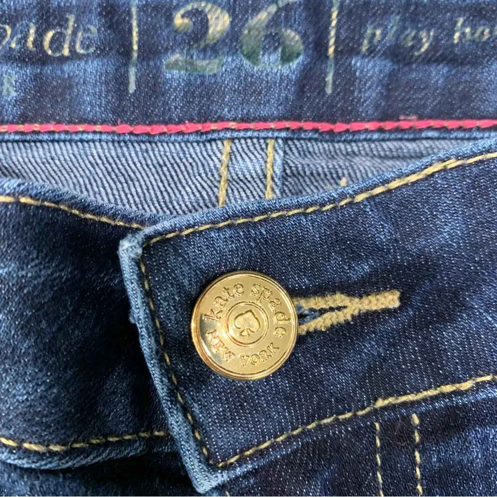 Kate Spade Perry Street Skinny Jeans, Size 26 – Dark Wash Denim‎